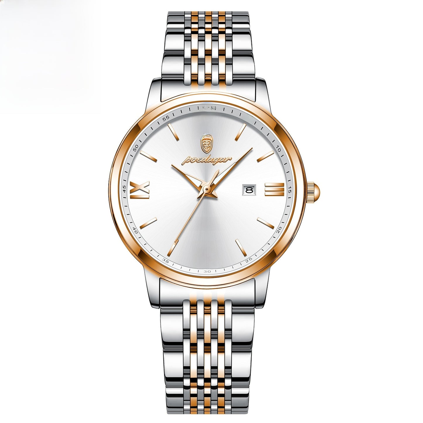 Women's Slim Quartz Dress Watch - 50M Water Resistant, Luminous Dial