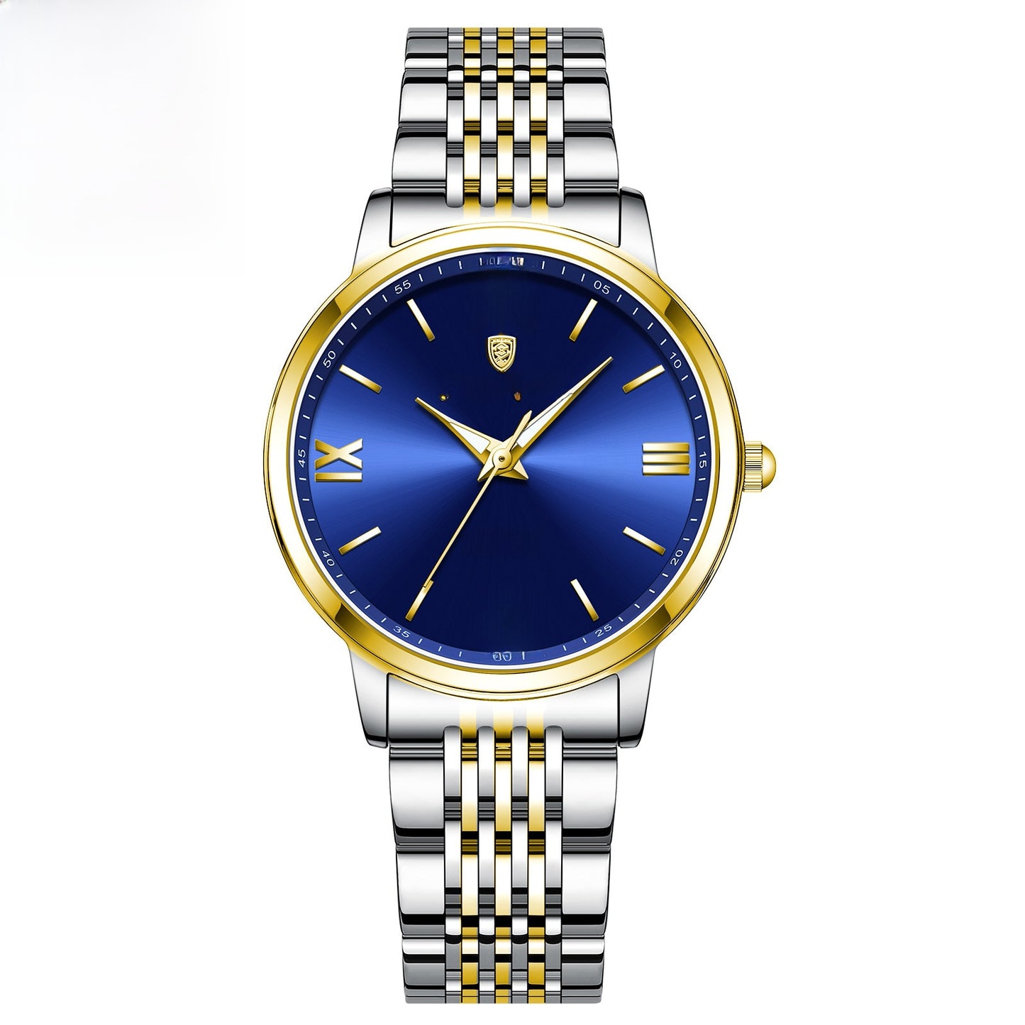 Women's Slim Quartz Dress Watch - 50M Water Resistant, Luminous Dial