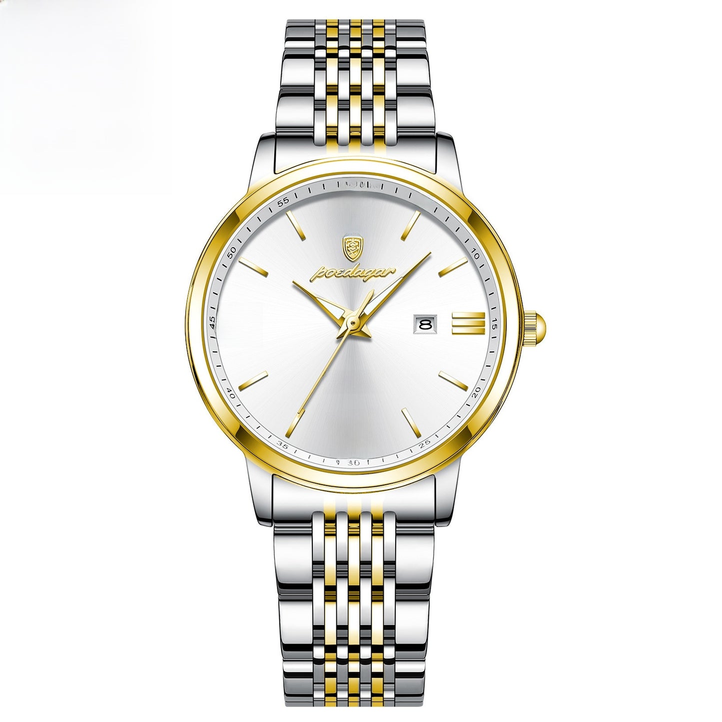 Women's Slim Quartz Dress Watch - 50M Water Resistant, Luminous Dial
